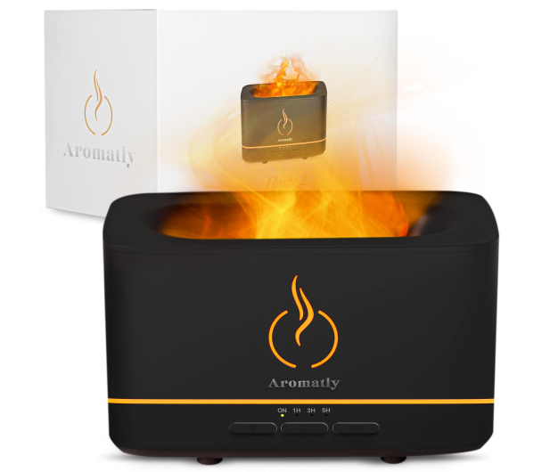 Aromatly Dyfuzor zapachowy Flame 2 czarny - 1417692 - zdjęcie